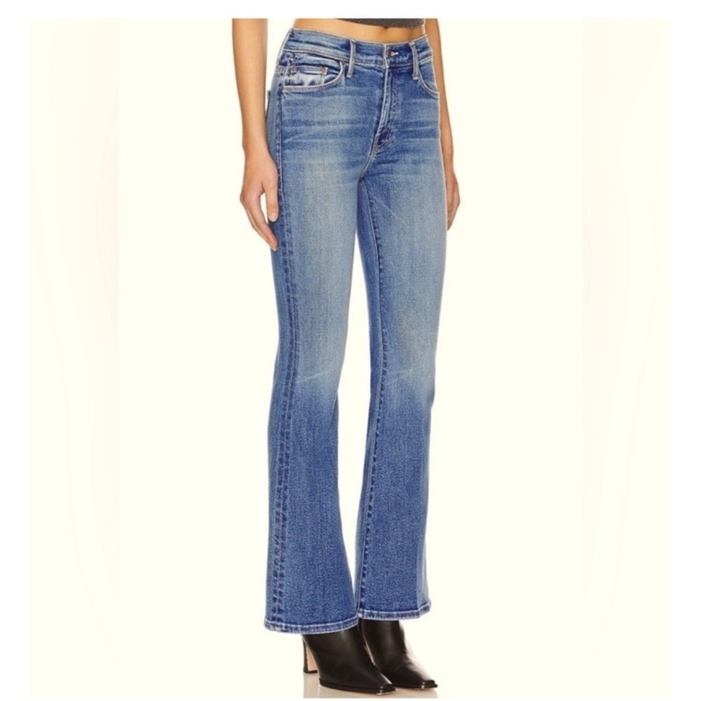 MOTHER Women's Light Blue Boot Cut Jeans